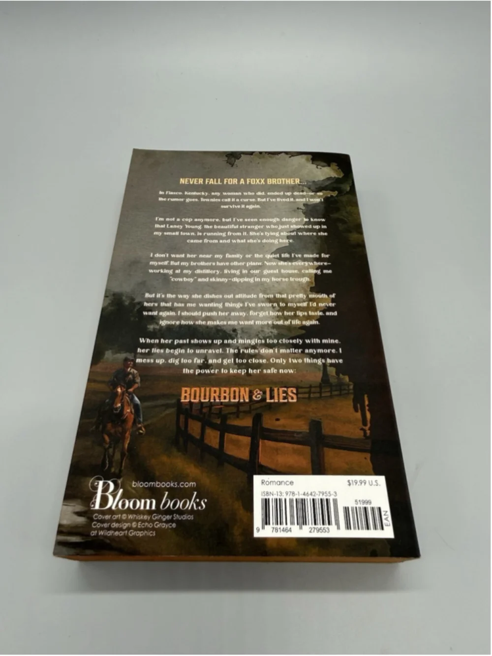 Bourbon and Lies | Deluxe Edition | Victoria Wilder | Paperback Sprayed Edges